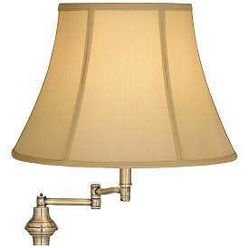 Image3 of Regency Hill Montebello 60" Brass Swing Arm Floor Lamps Set of 2 more views