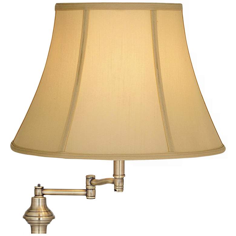 Image 3 Regency Hill Montebello 60 inch Brass Swing Arm Floor Lamps Set of 2 more views