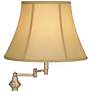Regency Hill Montebello 60" Brass Swing Arm Floor Lamps Set of 2