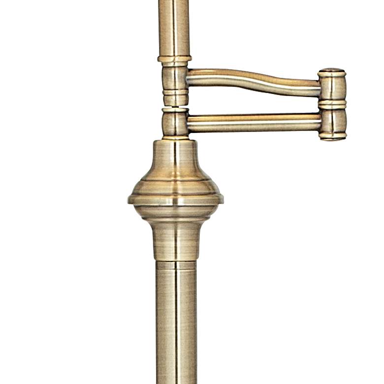 Image 4 Regency Hill Montebello 60" Brass Swing Arm Floor Lamps Set of 2 more views