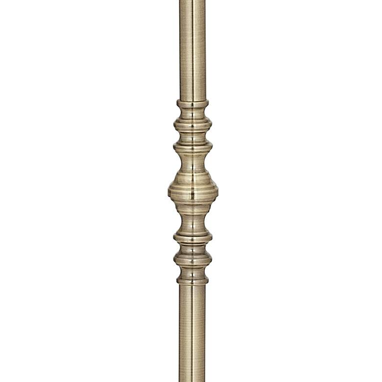 Image 4 Regency Hill Montebello 60" Traditional Brass Swing Arm Floor Lamp more views