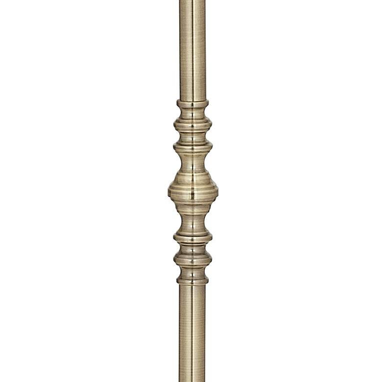 Image 4 Regency Hill Montebello 60" Traditional Brass Swing Arm Floor Lamp more views