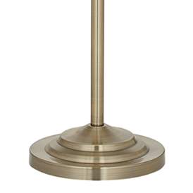 Image5 of Regency Hill Montebello 60" Traditional Brass Swing Arm Floor Lamp more views