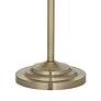 Regency Hill Montebello Traditional Brass Swing Arm Floor Lamps Set of 2