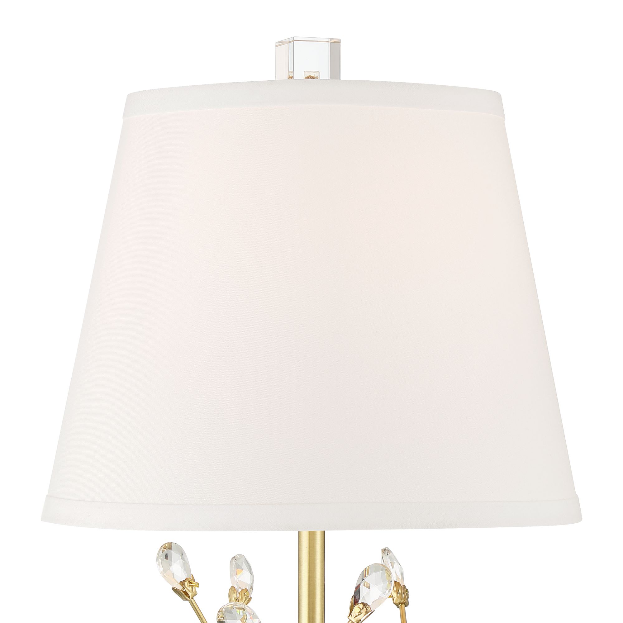 Image 4 Regency Hill Moritz 21 1/2" Gold Branch and Crystal Table Lamp more views