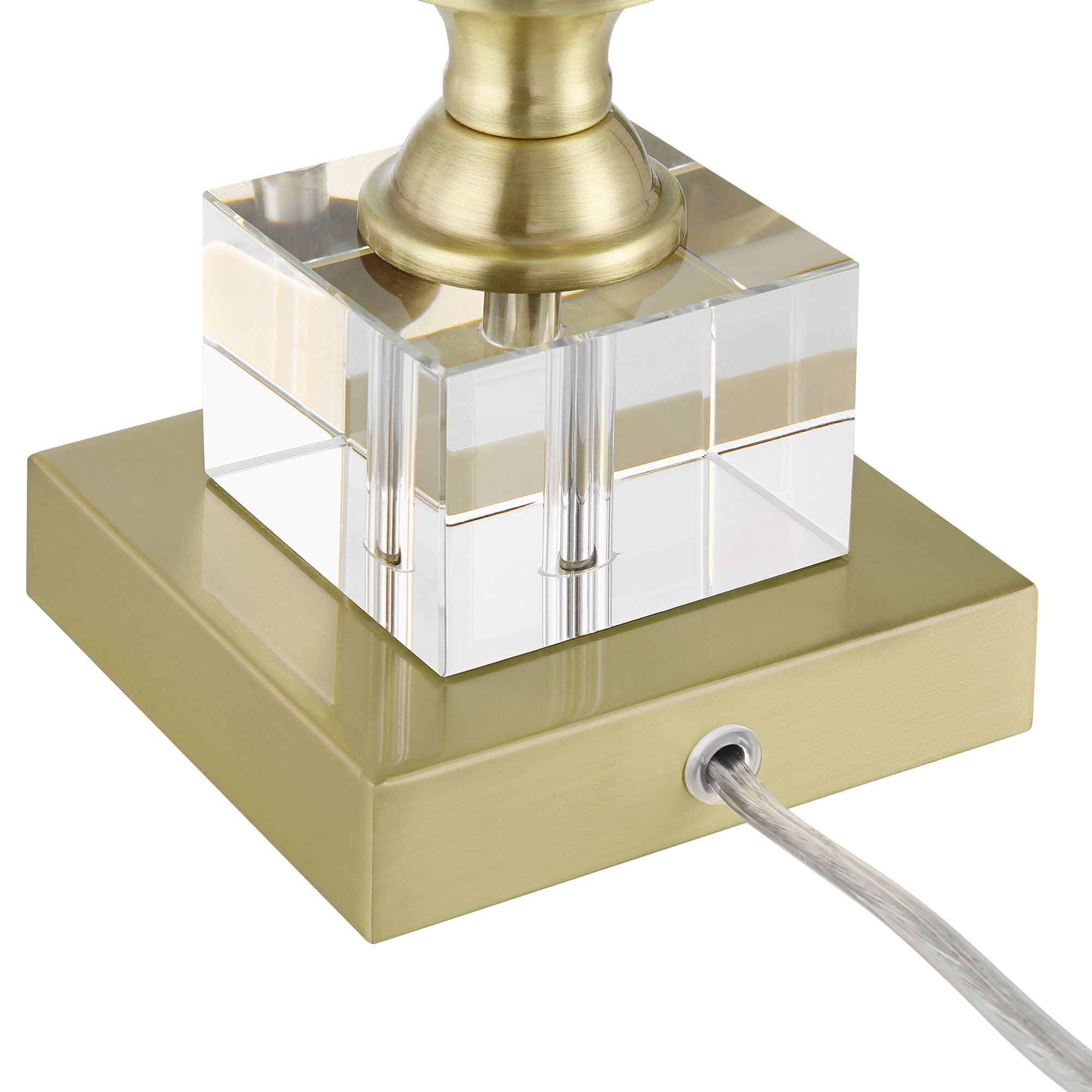 Watch A Video About the Vienna Full Spectrum Moritz Gold Branch and Crystal Table Lamp