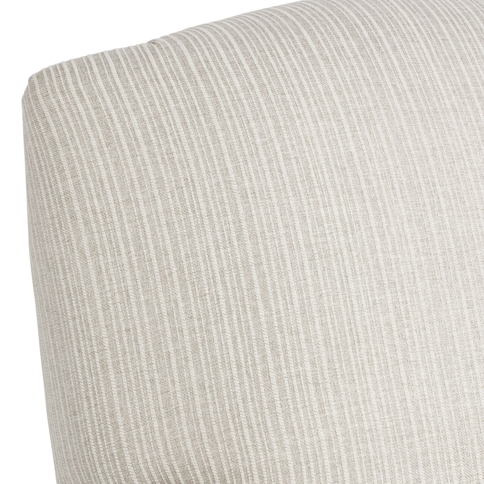 Image 4 Regency Hill Morris Off-White with Gray Pinstripe 3-Way Recliner more views