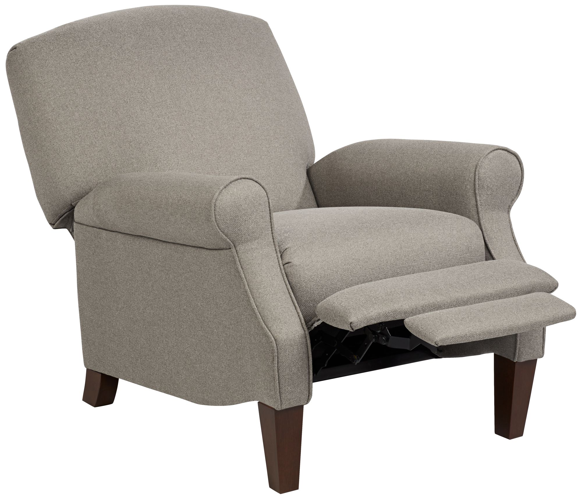 Regency Hill Morris Storm Gray 3-Way Push-Through Recliner