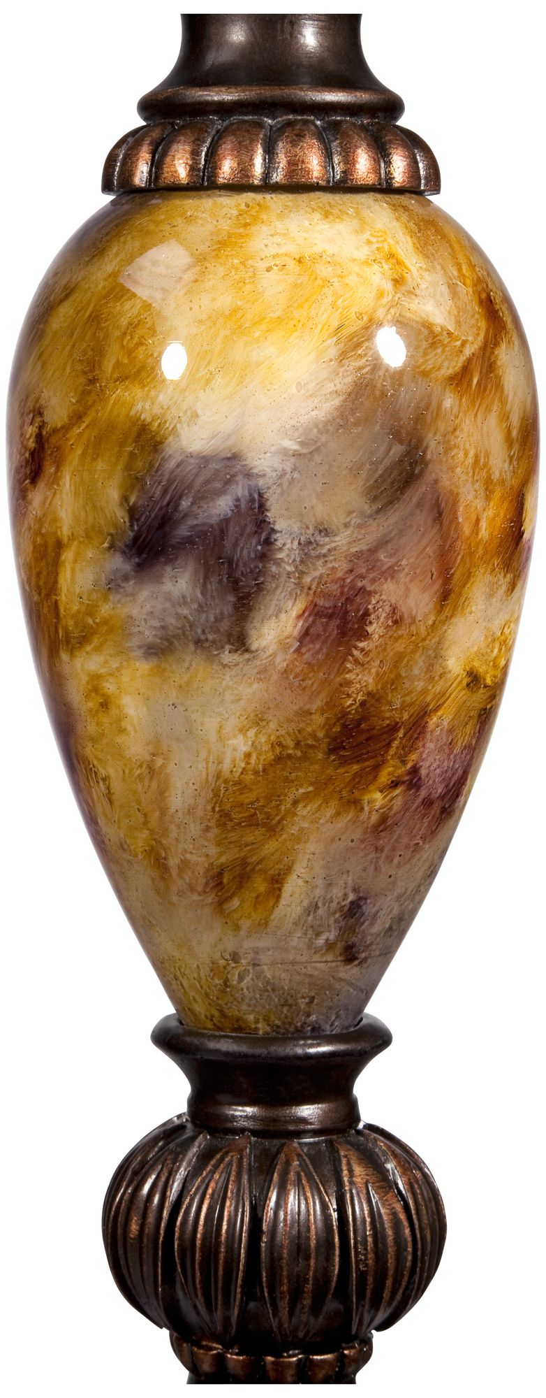 Image 6 Regency Hill Mulholland 30" Marble Finish Traditional Table Lamp more views