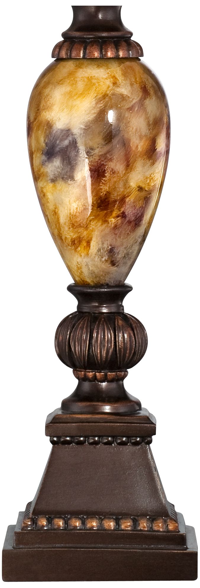 Image 7 Regency Hill Mulholland 30" Marble Finish Traditional Table Lamp more views