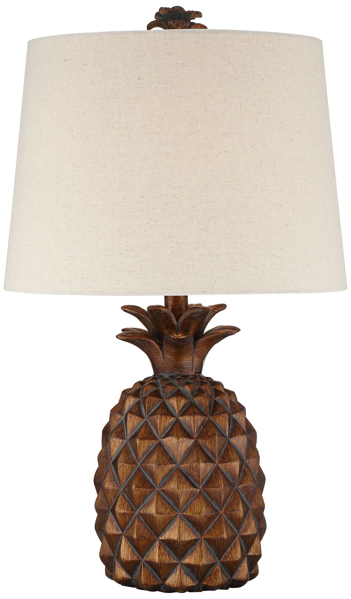 Thumbnail2 of Regency Hill Paget 23 3/4" Brown Pineapple Accent Table Lamp