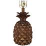 Regency Hill Paget 23 3/4" Brown Pineapple Accent Table Lamp