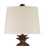 Thumbnail3 of Regency Hill Paget 23 3/4" Brown Pineapple Accent Table Lamps Set of 2 more views