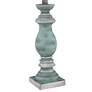 4_Regency Hill Patsy 26 1/2" Blue-Gray Washed White Shade Lamps Set of 2 more views