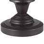 Regency Hill Percy 26" Dark Bronze Metal Table Lamps Set of 2