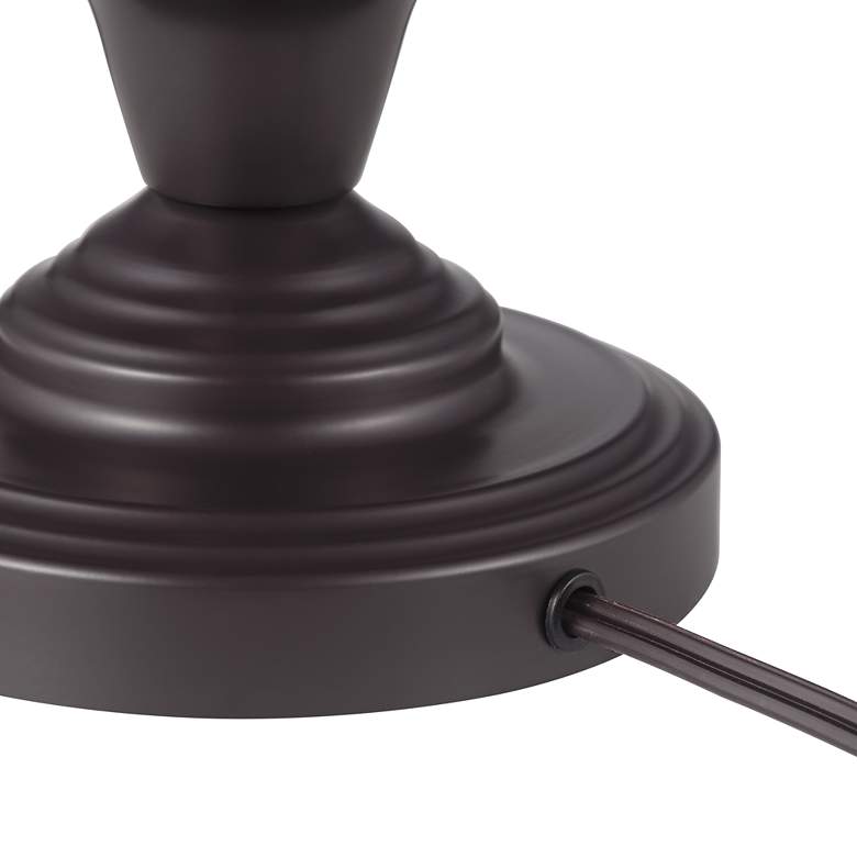 Image 6 Regency Hill Percy 26" Dark Bronze Metal Table Lamps Set of 2 more views