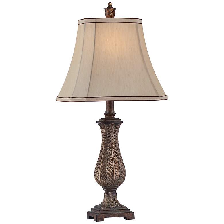 Image 3 Regency Hill Petite Vase 25 inch High Old Oak Table Lamp