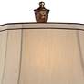 Regency Hill Petite Vase 25" High Old Oak Table Lamp in scene