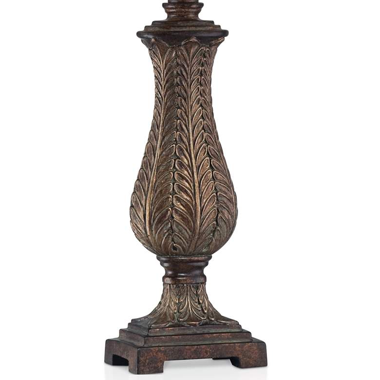 Image 6 Regency Hill Petite Vase 25 inch High Old Oak Table Lamp more views