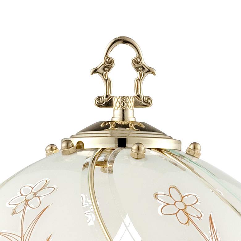 Image 2 Regency Hill Polished Brass 15" High Touch Accent Table Lamps Set of 2 more views