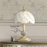 6_Regency Hill Polished Brass 15" High Touch Accent Table Lamps Set of 2 more views