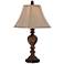 Regency Hill Regio 25 1/2" Acanthus Leaf Traditional Table Lamp