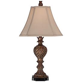 Image5 of Regency Hill Regio 25 1/2" Acanthus Leaf Traditional Table Lamp more views