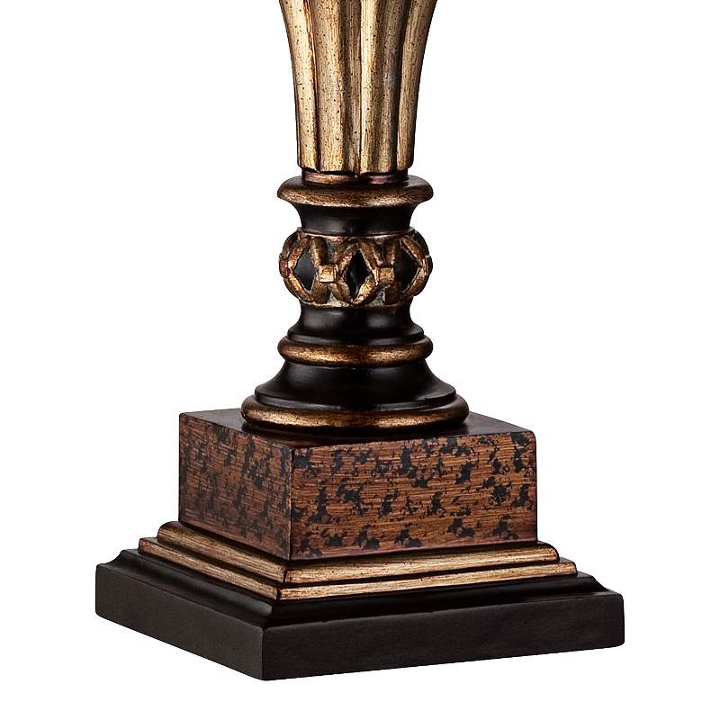 Image 6 Regency Hill Senardo 30" High Gold Floral Vase Table Lamps Set of 2 more views