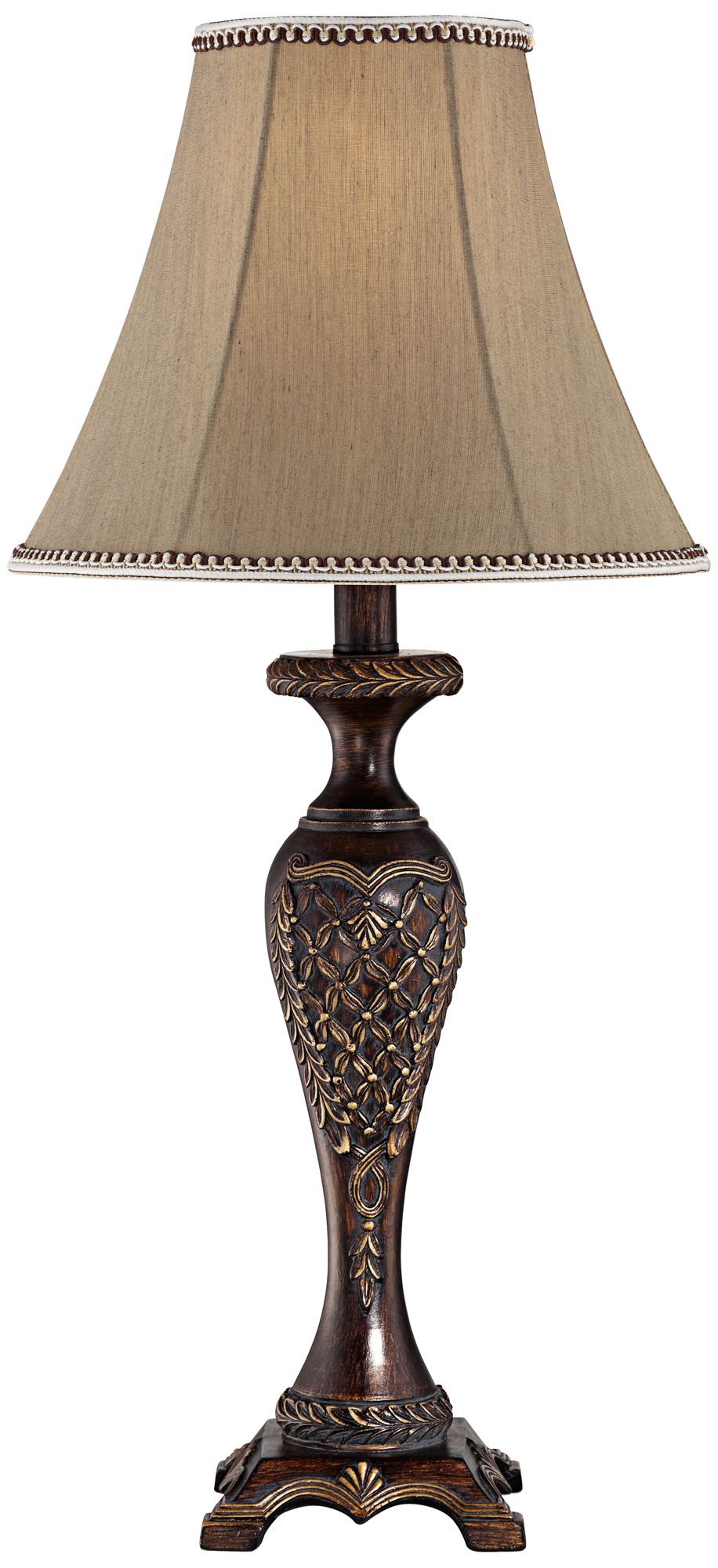 Image 6 Regency Hill Shaylee 23 1/2" Traditional Bronze Candlestick Table Lamp more views