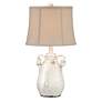 3_Regency Hill Sofia 22" Crackled Ivory Rustic Jar Ceramic Table Lamp
