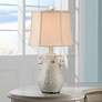 2_Regency Hill Sofia 22" Crackled Ivory Rustic Jar Ceramic Table Lamp