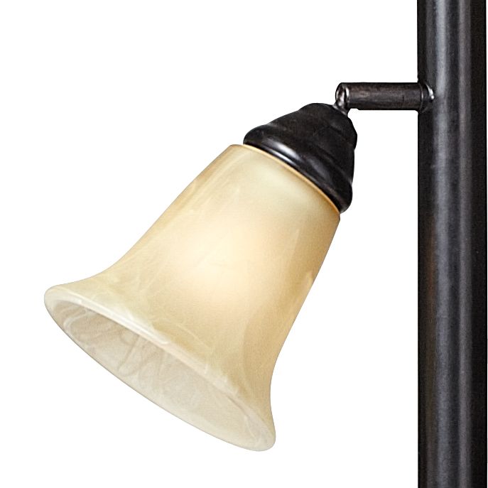 Image 4 Regency Hill Sonnett 72" High 3-Light Torchiere Floor Lamp more views