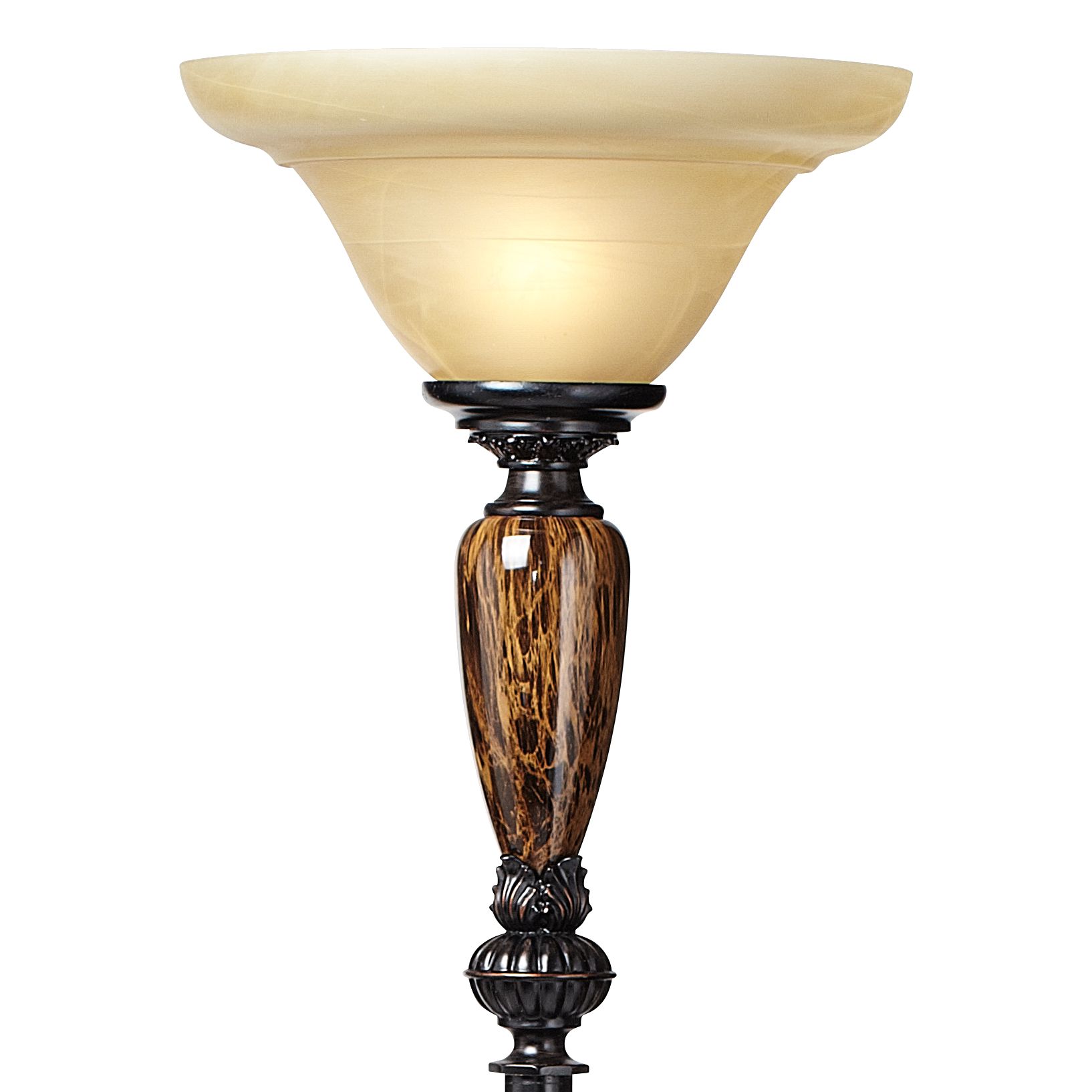 Image 4 Regency Hill Sonnett 72" High Torchiere Floor Lamp more views