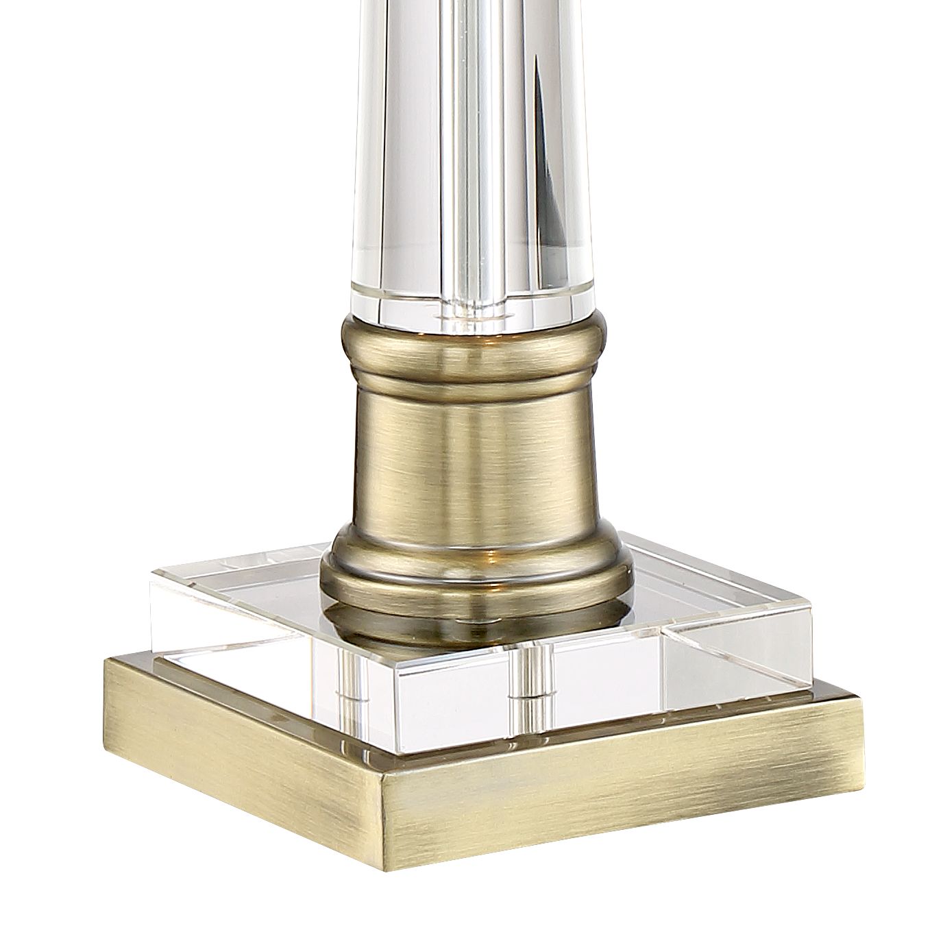 Image 5 Regency Hill Stephan 30" Traditional Crystal Column Table Lamp more views