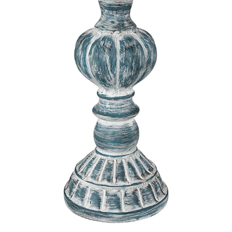 Image 4 Regency Hill Tanya 26 1/2" Blue Wash White Shade Table Lamps Set of 2 more views