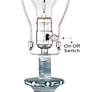 6_Regency Hill Tanya 26 1/2" Vintage Blue Wash Table Lamps Set of 2 more views