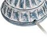 7_Regency Hill Tanya 26 1/2" Vintage Blue Wash Table Lamps Set of 2 more views