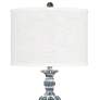 Regency Hill Tanya 26 1/2" White and Blue Wash Table Lamps Set of 2