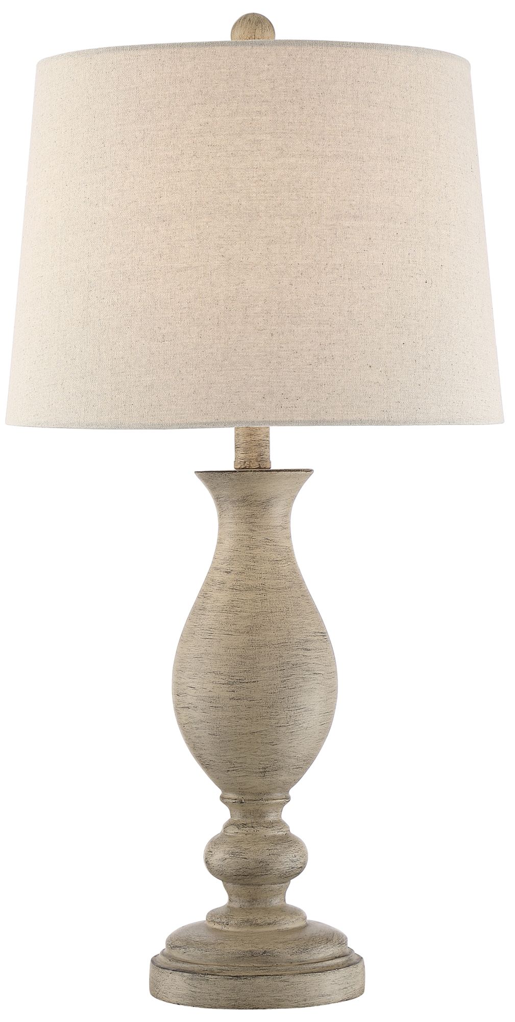 Regency Hill Teagan 27 1/2" Beige Gray Vase Table Lamps Set of 2