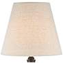 Thumbnail3 of Regency Hill Ted 18 1/2" Bronze Finish Touch Accent Lamps Set of 2 more views