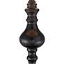 Regency Hill Ted 18 1/2" Dark Bronze Touch Accent Lamps Set of 2