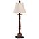 Regency Hill Thornewood 35 1/2" Brown Traditional Console Table Lamp