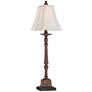 Regency Hill Thornewood 35 1/2" Brown Traditional Console Table Lamp in scene