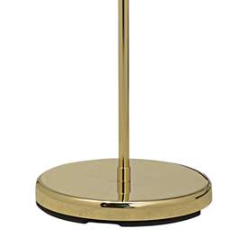 Image5 of Regency Hill Tony Adjustable Height Brass Finish Pharmacy Floor Lamp more views