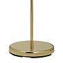 Regency Hill Tony Adjustable Height Brass Finish Pharmacy Floor Lamp