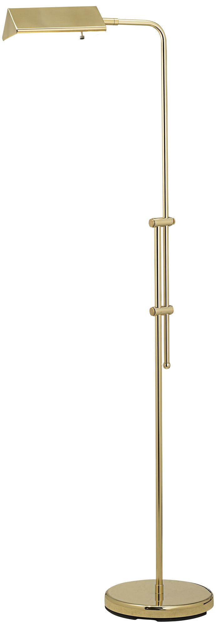Regency Hill Tony Brass Adjustable Pharmacy Floor Lamps Set of 2