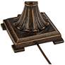 Regency Hill Traditional Bronze Open Base Table Lamp with USB Cord Dimmer