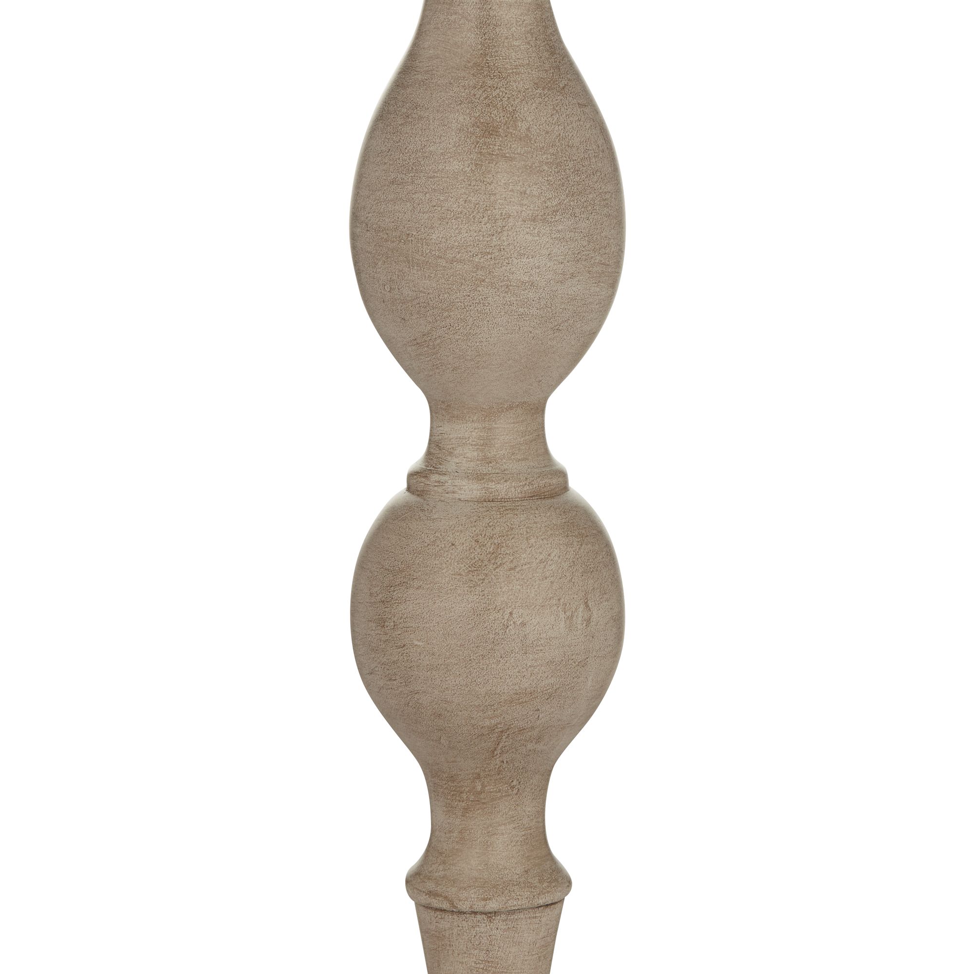 Image 7 Regency Hill Tuscan 62 1/2" Natural Gray Faux Wood Floor Lamp more views