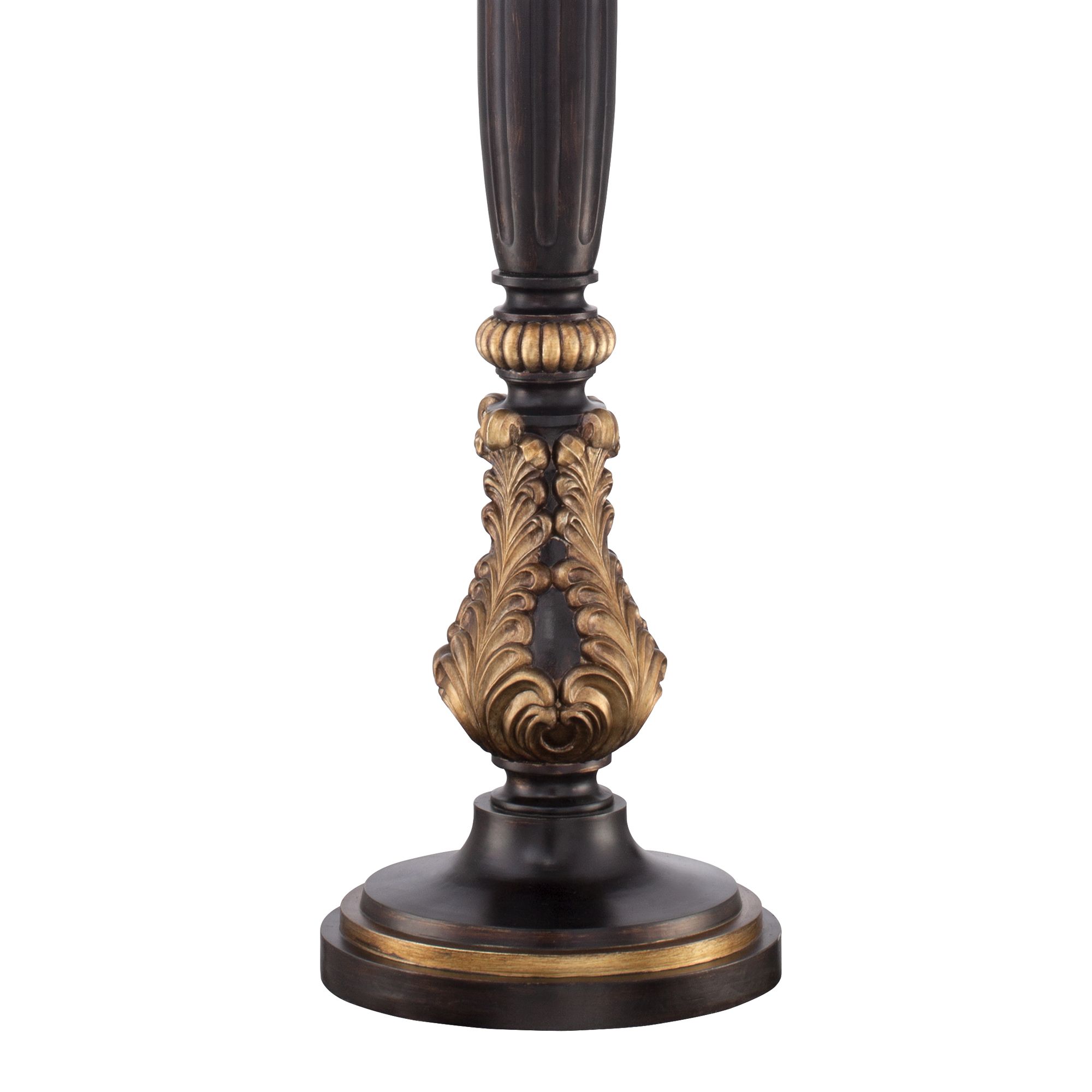 Image 5 Regency Hill Valentina 75" High Acanthus Leaf Torchiere Floor Lamp more views