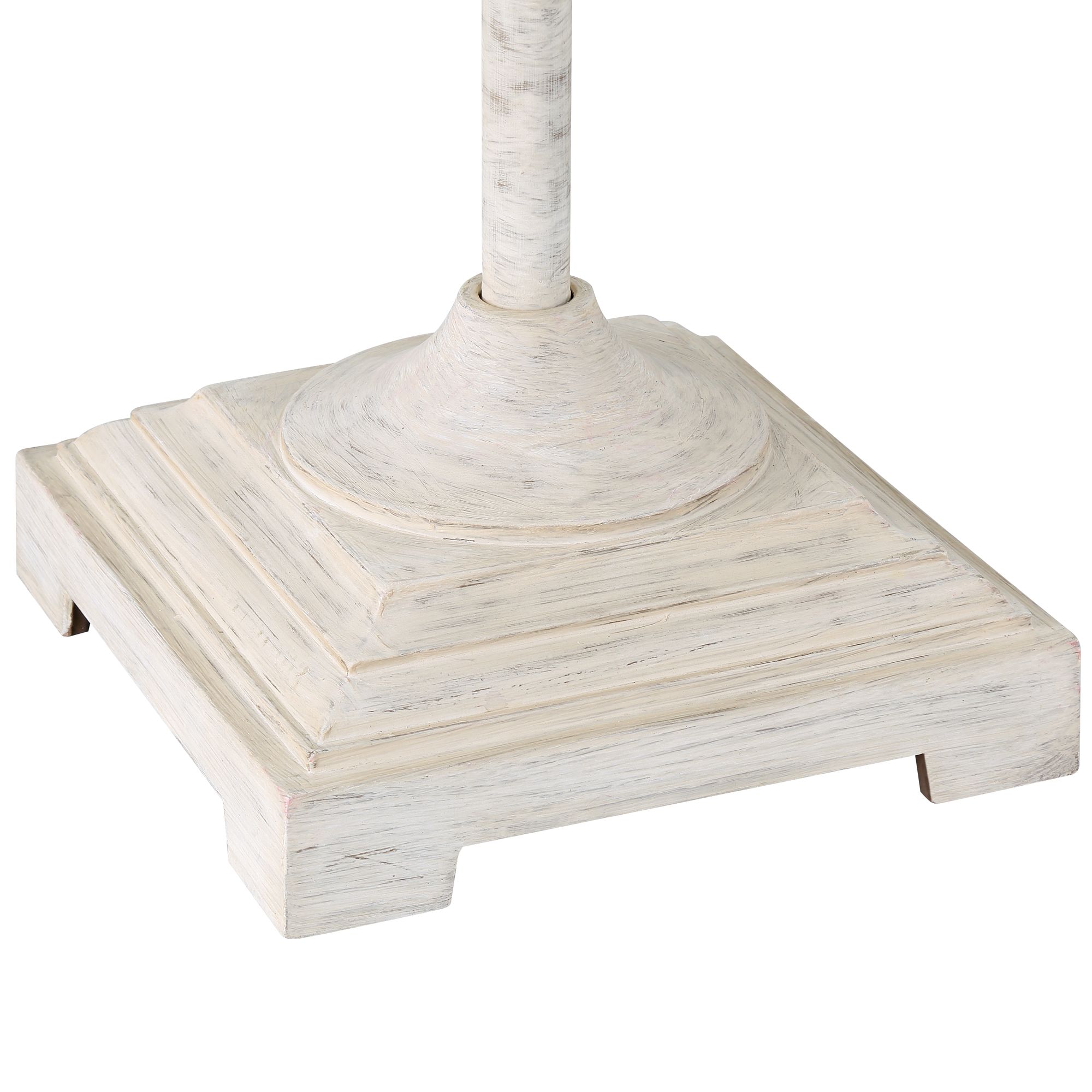 Image 6 Regency Hill Verona 61 1/2" Traditional Vintage White Floor Lamp more views